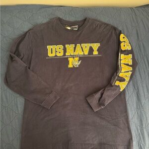 Vintage Jansport Black Long Sleeve US Navy Tee